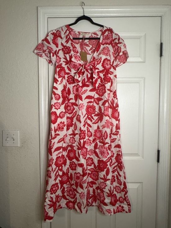 Boden Dresses Boden Red And White Floral Midi Dress Poshmark — free download